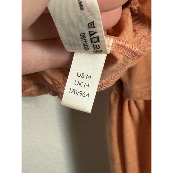 NWT Free People Brushed Apricot Bell Sleeve Crop Top Women's Sz M Boho‎ Feather - Picture 11 of 14